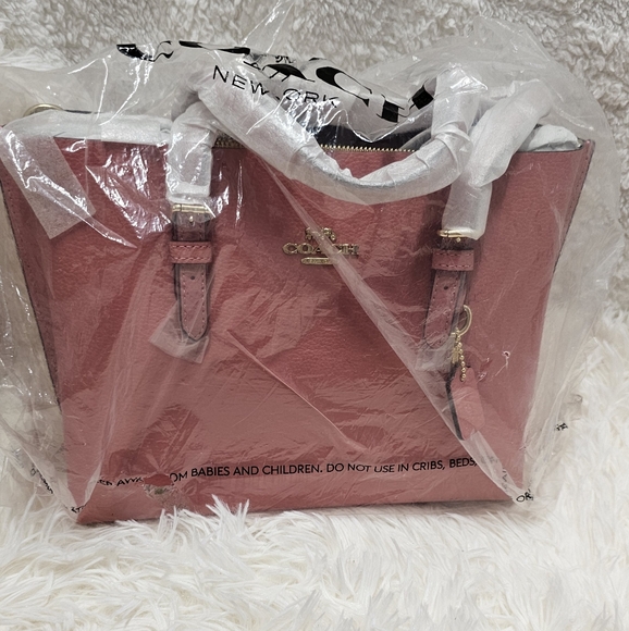 Coach Bags Mollie Tote Bag 25 ColorTaffy Leather Handbag Womens Fashion - Picture 12 of 15